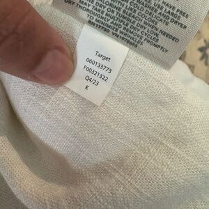 Target Cream Textured Fabric